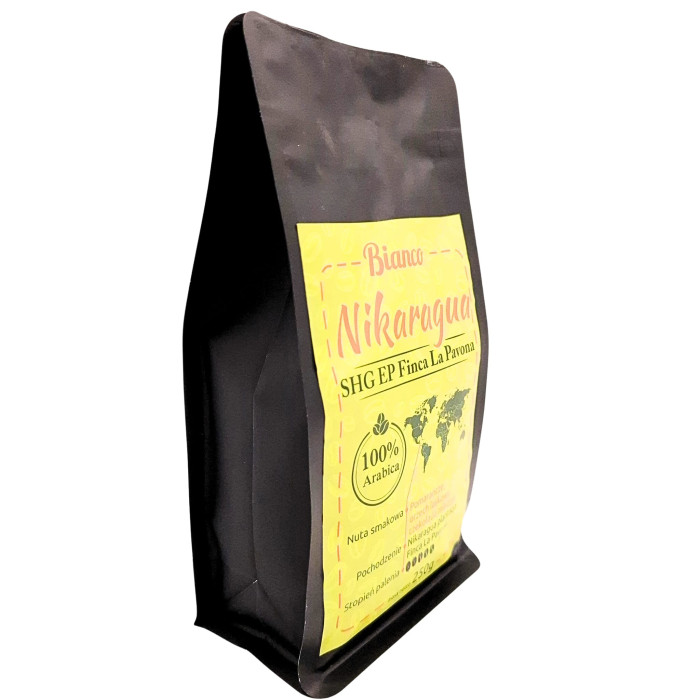 Nikaragua SHG EP Finca La Pavona – świeżo palona kawa ziarnista palarnia - Bianco Lody Tradycyjne