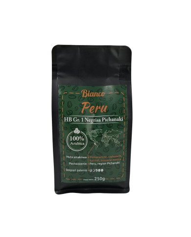 Peru HB Gr.1 Negrisa Pichanaki – kawa specialty 84 SCA palarnia Bianco