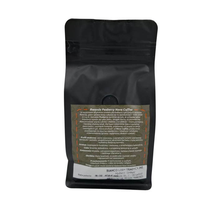 Rwanda Gicumbi Peaberry Nova Coffee – kawa specialty 86 SCA palarnia Bianco