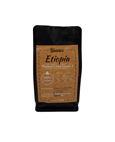 Etiopia Washed Limu Grade 2 – świeżo palona kawa ziarnista