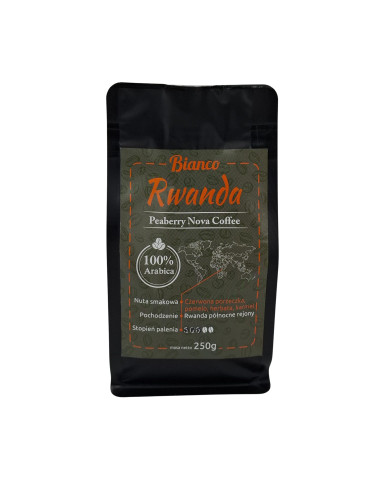 Rwanda Gicumbi Peaberry Nova Coffee – kawa specialty 86 SCA palarnia Bianco
