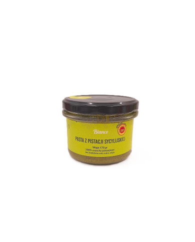 Pasta z pistacji sycylijskiej D.O.P. – 100% naturalna, rzemieślnicza