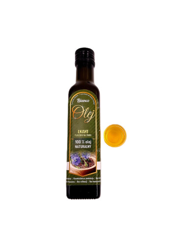 Rzemieślniczy olej lniany Bianco – świeży, tłoczony na zimno