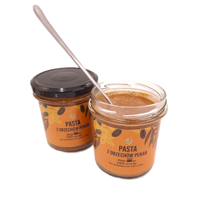 Pasta z orzechów pekan 100% – rzemieślnicza, naturalna
