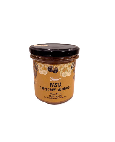 Pasta z orzechów laskowych 100% – naturalna i rzemieślnicza z Polskich orzechów