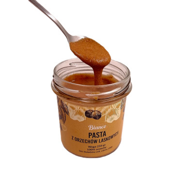 Pasta z orzechów laskowych 100% – naturalna i rzemieślnicza z Polskich orzechów