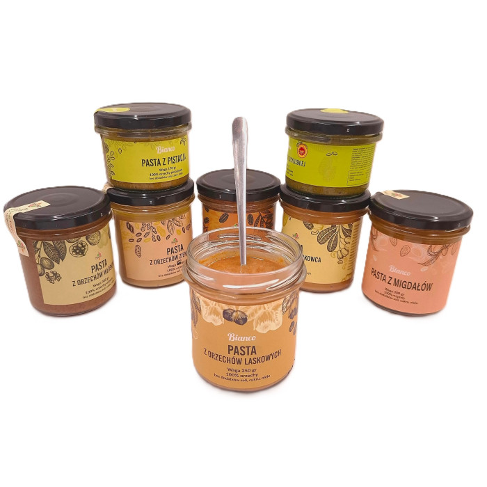 Pasta z orzechów laskowych 100% – naturalna i rzemieślnicza z Polskich orzechów