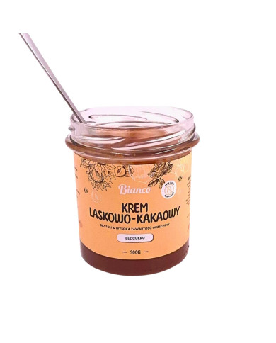 Rzemieślniczy krem z orzechów laskowych z kakao — wysoka zawartość orzechów