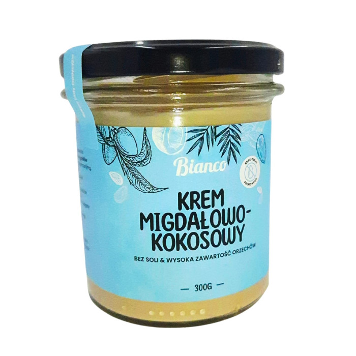 Krem migdałowo kokosowy