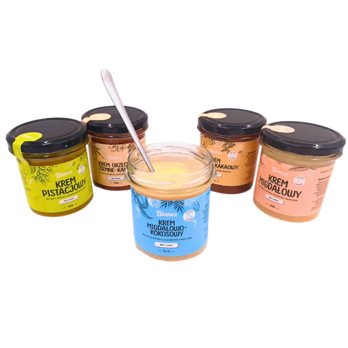 Krem migdałowo-kokosowy bez cukru – rzemieślniczy, naturalny, premium