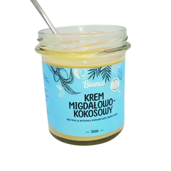 Krem migdałowo kokosowy