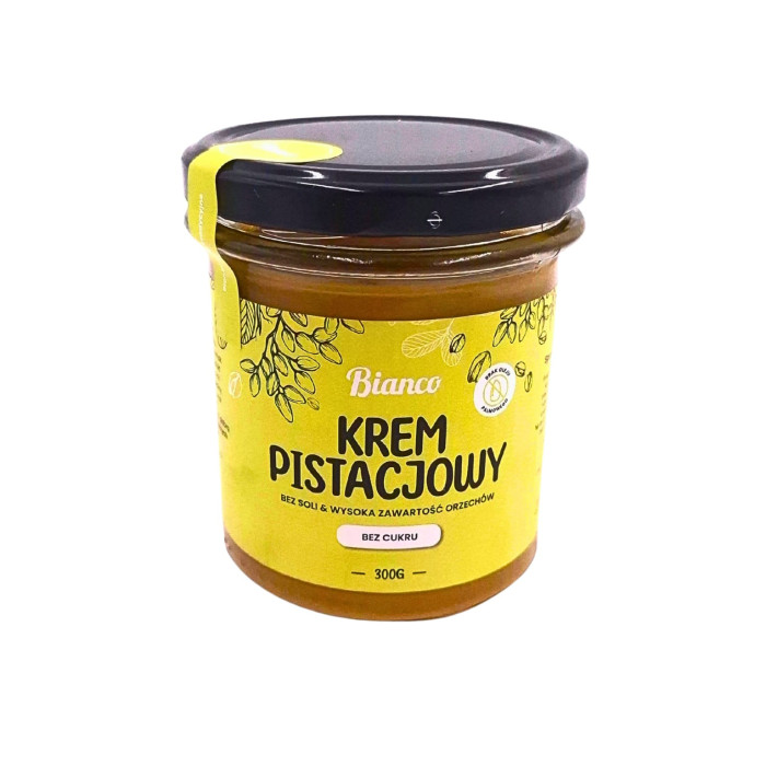 Krem pistacjowy bez cukru – rzemieślniczy, premium, wysoka zawartość pistacji