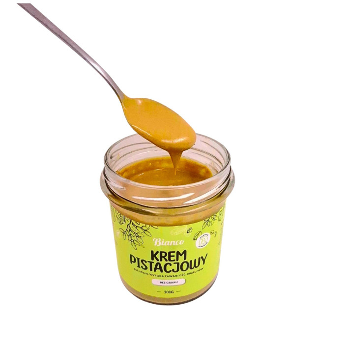 Krem pistacjowy bez cukru – rzemieślniczy, premium, wysoka zawartość pistacji