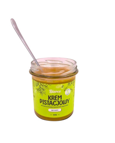 Krem pistacjowy bez cukru – rzemieślniczy, premium, wysoka zawartość pistacji