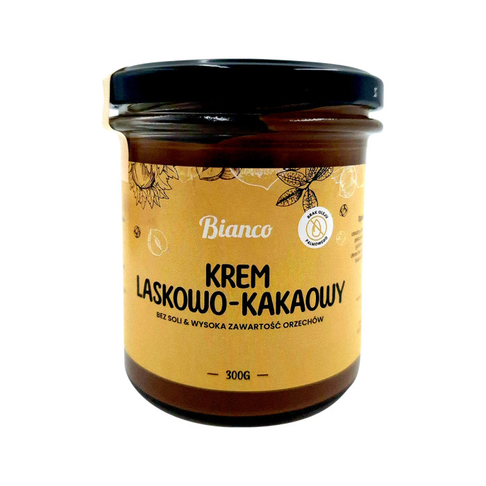 Krem laskowo-kakaowy -Aksamitny krem z orzechów laskowych i kakao