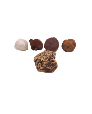 Trufla z orzechem laskowym – kremowa trufla z mlecznej czekolady i polskich orzechów