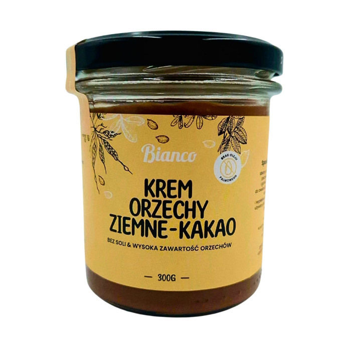 Krem z orzechów ziemnych i kakao