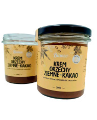 Krem z orzechów ziemnych i kakao
