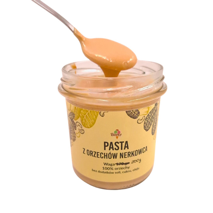 Pasta z orzechów nerkowca 100% – naturalna i rzemieślnicza