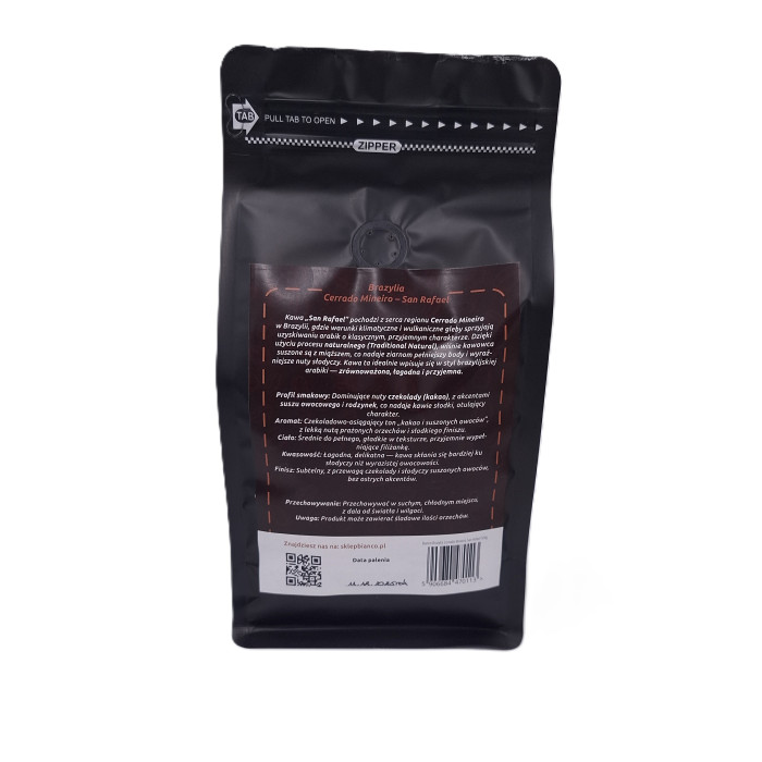 Brazylia Cerrado Mineiro San Rafael 80,75 SCA  palarnia Bianco