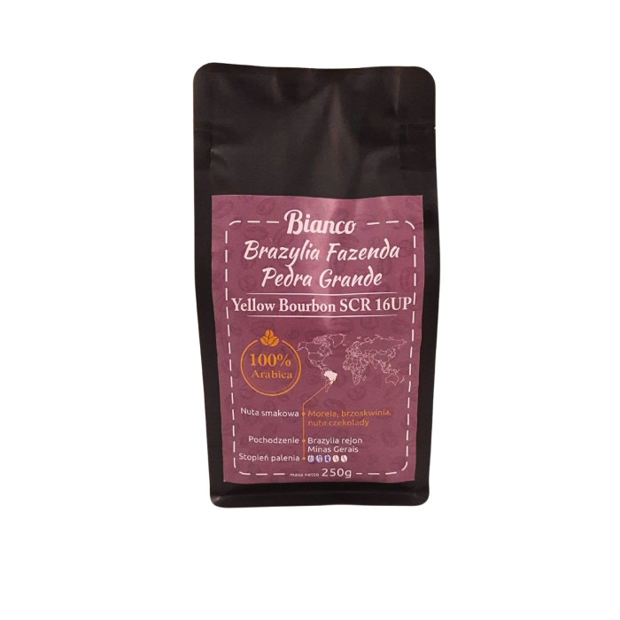 Brazylia Fazenda Pedra Grande – kawa specialty 83,5 SCA palarnia Bianco