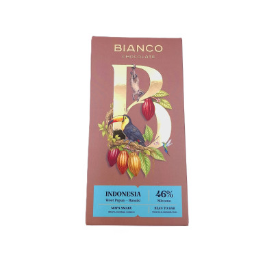 Czekolada Indonesia West Papua- Ransiki 46%  – czekolada bean to bar | daktyle, marakuja, cynamon