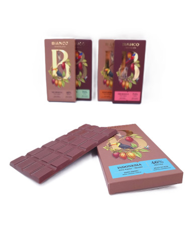 Czekolada Indonesia West Papua- Ransiki 46%  – czekolada bean to bar | daktyle, marakuja, cynamon