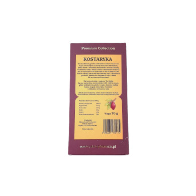 Costa Rica Finca Tres Equis 70% – czekolada bean-to-bar single origin z Kostaryki