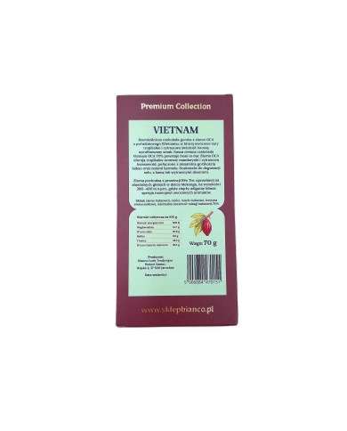 Wietnam OCA 70% – czekolada bean to bar | cytryna, mandarynka, karmel