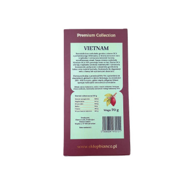 Wietnam OCA 70% – czekolada bean to bar | cytryna, mandarynka, karmel