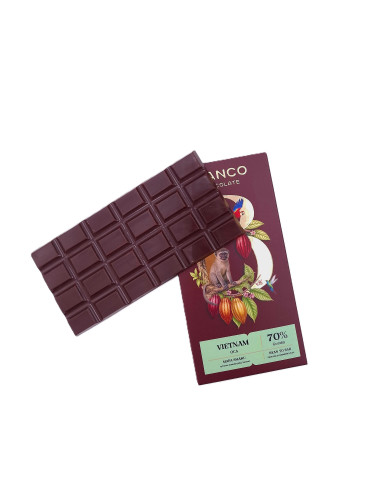 Wietnam OCA 70% – czekolada bean to bar | cytryna, mandarynka, karmel