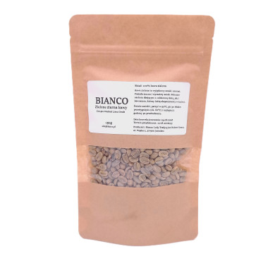 Zielone ziarna kawy 150 g – niepalona kawa do parzenia i palenia