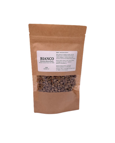 Zielone ziarna kawy 150 g – niepalona kawa do parzenia i palenia