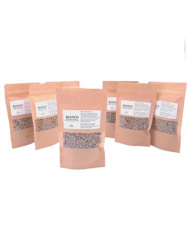 Zielone ziarna kawy 150 g – niepalona kawa do parzenia i palenia