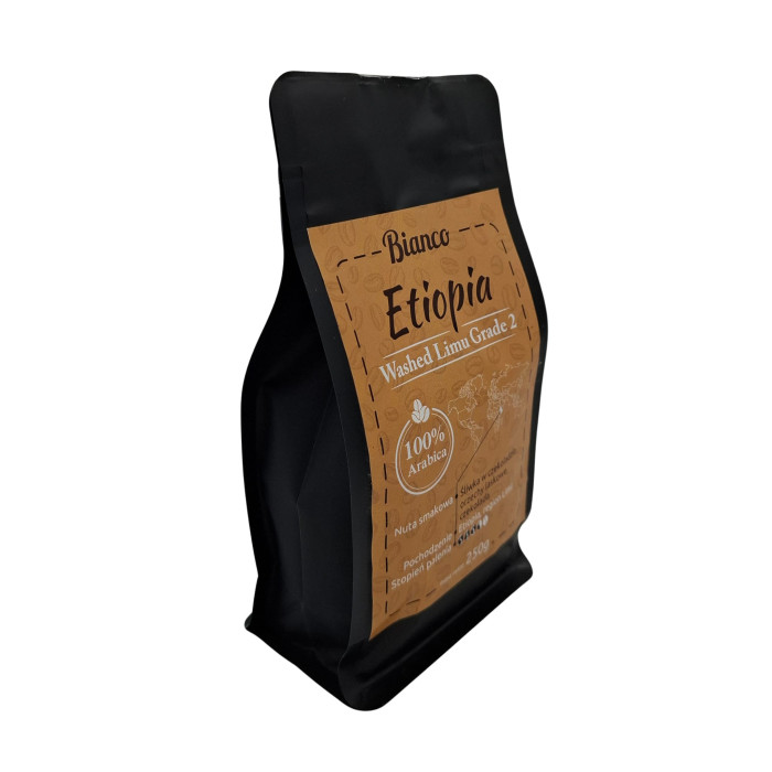 Etiopia Washed Limu Grade 2 – świeżo palona kawa ziarnista
